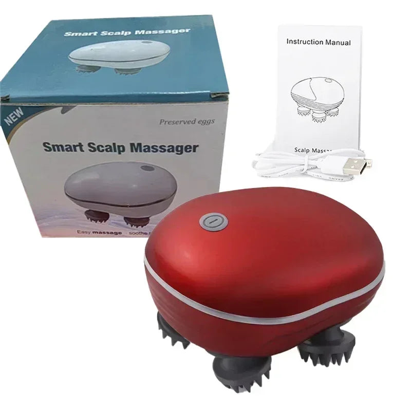 Appareil de massage cuir chevelu & nuque