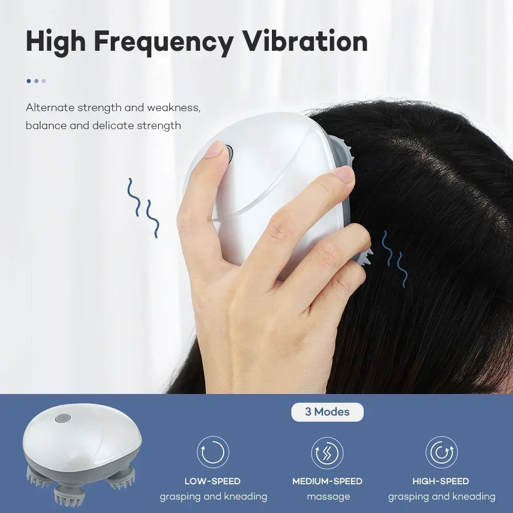 Appareil de massage cuir chevelu & nuque