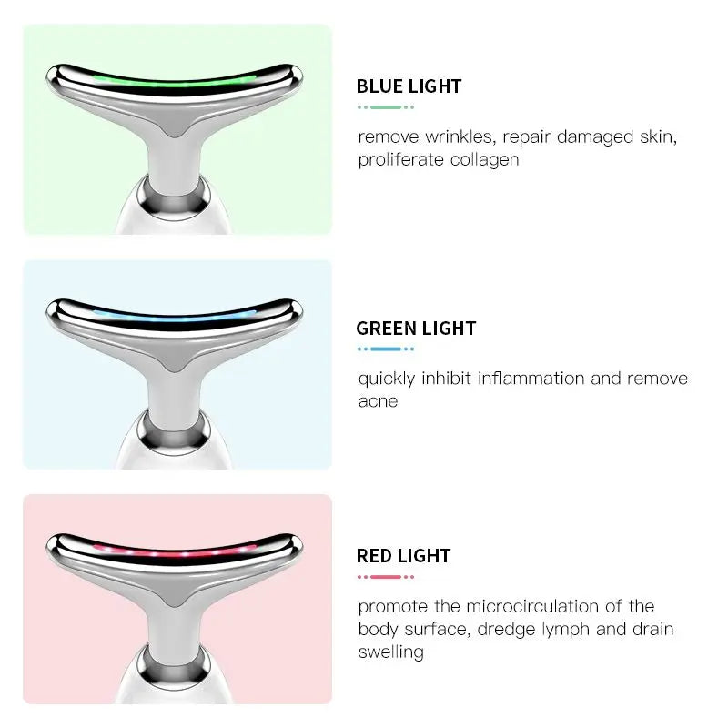 Masseur Visage & Cou LED